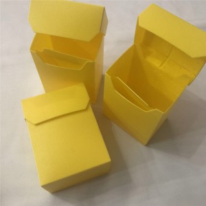 Пластмасови жълти tcg карти за играчки Кутия за държач